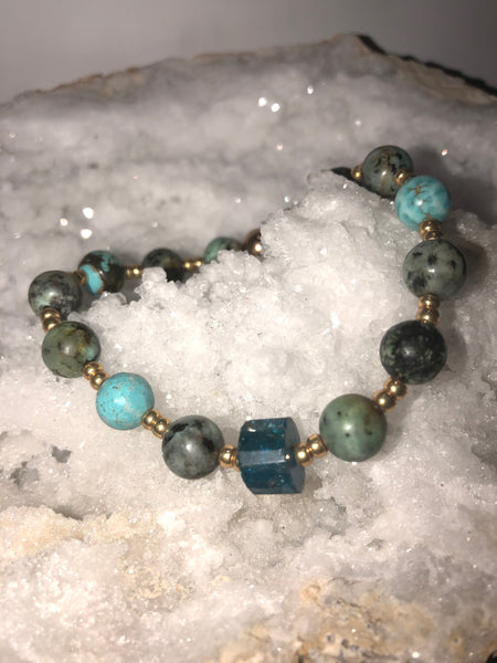 Amazonite, Apatite and Turquoise